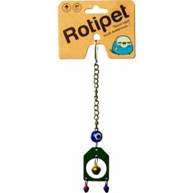 Rotipet Akrilik Şekilli Sarkaç Kulübe Kuş Oyuncağı