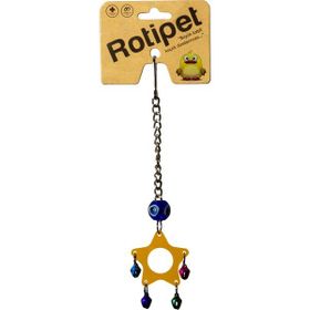Rotipet Akrilik Şekilli Sarkaç Yıldız Kuş Oyuncağı