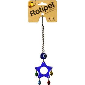 Rotipet Akrilik Şekilli Sarkaç Yıldız Kuş Oyuncağı