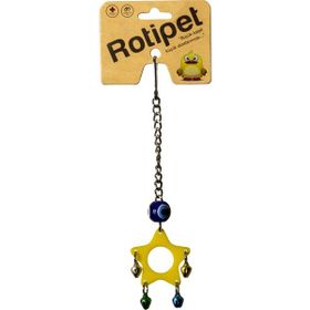 Rotipet Akrilik Şekilli Sarkaç Yıldız Kuş Oyuncağı