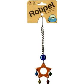 Rotipet Akrilik Şekilli Sarkaç Yıldız Kuş Oyuncağı