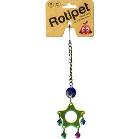 Rotipet Akrilik Şekilli Sarkaç Yıldız Kuş Oyuncağı