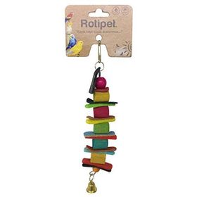 Rotipet Gökkuşağı Derili Kuş Oyuncağı