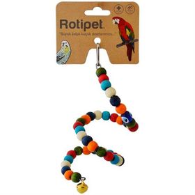 Rotipet Helezon Küçük Renkli Kuş Oyuncağı