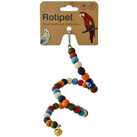 Rotipet Helezon Küçük Renkli Kuş Oyuncağı