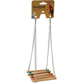 Rotipet Köprü Salıncak Ahşap Kuş Oyuncağı