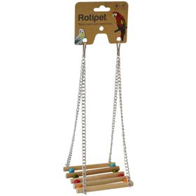 Rotipet Köprü Salıncak Ahşap Kuş Oyuncağı