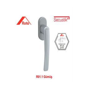 Roto RTL Secustik Gümüş Pencere Kolu