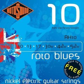 Rotosound RH10 Mavi Elektro Gitar Teli