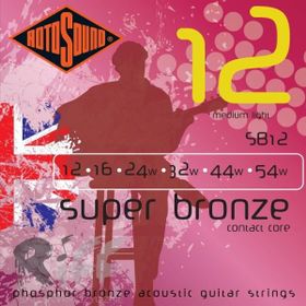 Rotosound SB12 Super Bronze Contact Core10 Akustik Gitar Teli