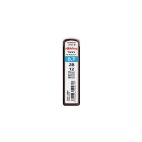 Rotring 0.7 mm 2B 12'li Yüksek Polimer Siyah Min Kalem Ucu