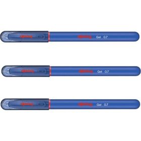 Rotring 0.7 mm Jel 3 Adet Mavi Mürekkepli Kalem