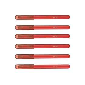 Rotring 0.7 mm Kırmızı 6 Adet Jel Mürekkepli Tükenmez Kalem