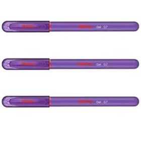 Rotring 0.7 mm Mor 3'lü Jel Mürekkepli Tükenmez Kalem