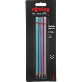 Rotring 2094214 Metalik 4'lü Kurşun Kalem