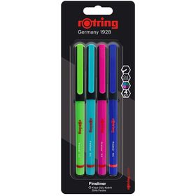 Rotring 2166331 4'lü Keçe Uçlu Kalem