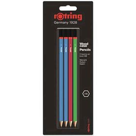 Rotring 4'lü Blister Mercanlı Kurşun Kalem