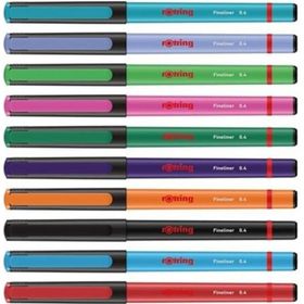 Rotring Liner 10 Renk 0.4 mm Keçe Uçlu Kalem