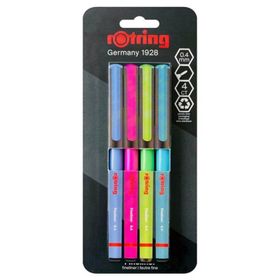 Rotring Liner 4 Renk 0.4 mm Keçe Uçlu Kalem