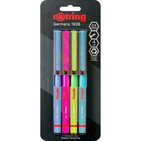 Rotring Liner 4 Renk 0.4 mm Keçe Uçlu Kalem
