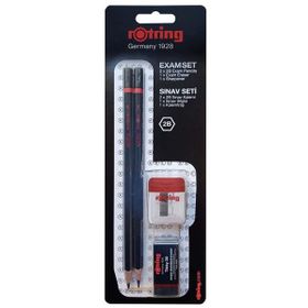 Rotring Sınav Seti 2b 2'li Kurşun Kalem + Silgi + Kalemtraş