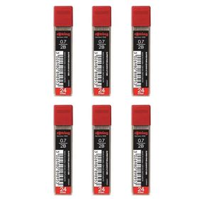 Rotring Super Polimer 0.7 mm 6 Adet 2B Kalem Ucu