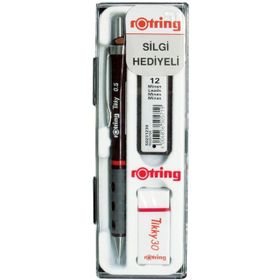 Rotring Tikky 0.5 Bordo Versatil Uçlu Kalem Okul Seti