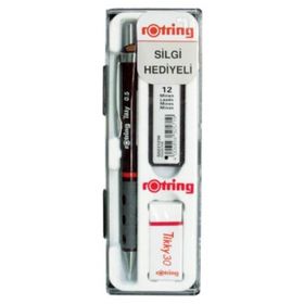 Rotring Tikky 0.5 mm Bordo Versatil 3'lü Okul Seti