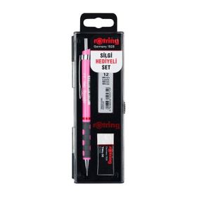 Rotring Tikky 0.7 mm Neon Pembe 3'lü Versatil Kalem Seti