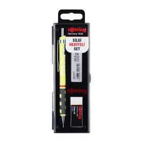 Rotring Tikky 0.7 Neon Sarı Versatil Uçlu Kalem Okul Seti