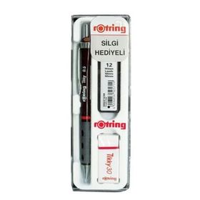 Rotring Tikky Bordo 0.5 mm Mekanik Kurşun Kalem Okul Seti