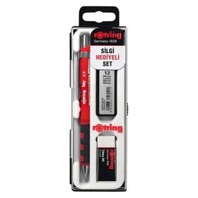 Rotring Tikky Kırmızı 0.5 mm Versatil Kalem Seti