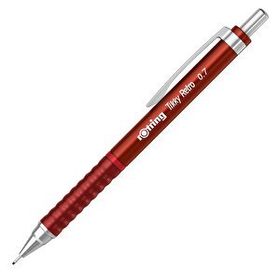 Rotring Tikky Retro 0.7 mm Metalik Kırmızı Ergonomik Versatil Kalem