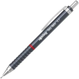 Rotring Tikky Retro Metalik Gri 0.7 mm Mekanik Kurşun Kalem