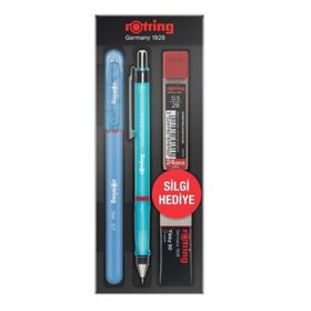 Rotring Visuclick 0.5 mm Mavi Set + Jel Kalem
