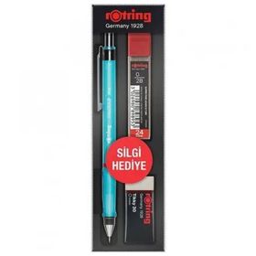 Rotring Visuclick 0.5 mm Şeffaf Mavi Min Silgi Versatil Kalem Okul Seti