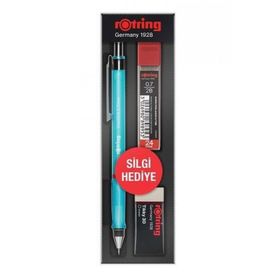 Rotring Visuclick 0.7 mm Mavi 3'lü Versatil Kalem Seti