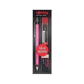 Rotring Visuclick 0.7 mm Pembe 3'lü Versatil Kalem Seti