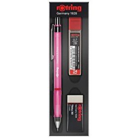 Rotring Visuclick 0.7 mm Pembe 3'lü Versatil Kalem Seti