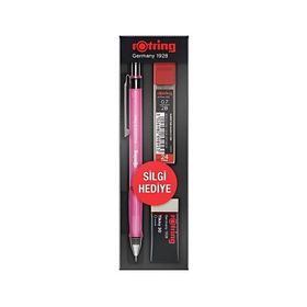 Rotring Visuclick 0.7 mm Pembe 3'lü Versatil Kalem Seti