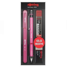 Rotring Visuclick 0.7 mm Pembe Okul Seti