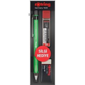 Rotring Visuclick 0.7 Opak Yeşil Versatil Kalem Okul Seti