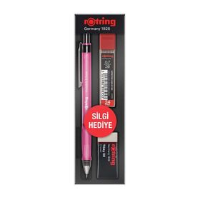 Rotring Visuclick 0.7 Pembe Versatil Uçlu Kalem Okul Seti