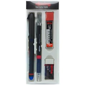 Rotring Visumax 0.7 mm Mavi Roller ve Versatil Kalem Ofis Seti