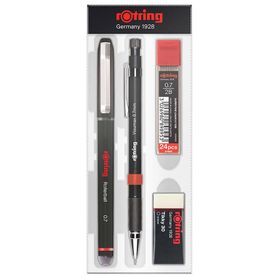 Rotring Visumax 0.7 mm Siyah Roller ve Versatil Kalem Ofis Seti