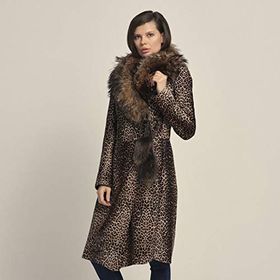Rouge P254LU Leopar Kadın Mont