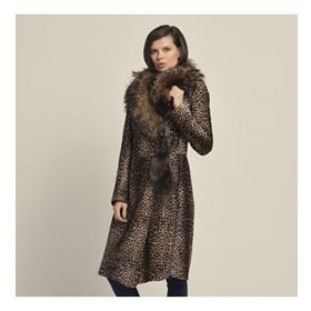 Rouge P254LU Leopar Kadın Mont