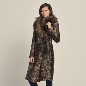 Rouge P254LU Leopar Kadın Mont
