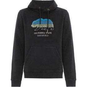 Routefield RFHENRY2122 Henry Kapüşonlu Normal Kalıp Desenli Siyah Erkek Sweatshirt