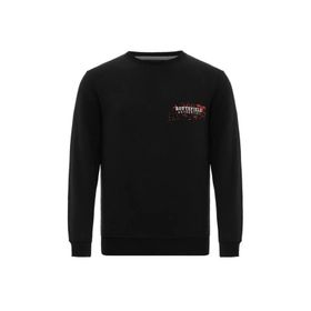 Routefield RFHIDE2223_HIDE Siyah Erkek Sweatshirt